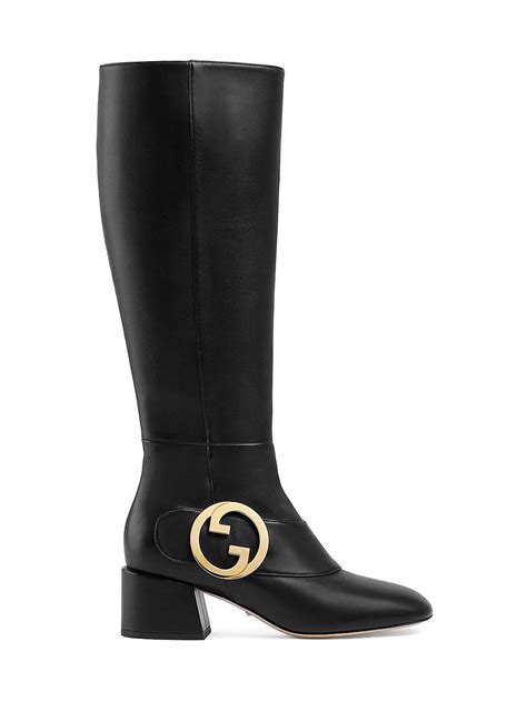 tall black gucci boots|Gucci Tall Boots .